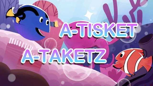 nursery rhymes | A tisket , a tasket | 2 little fishies and octopus img