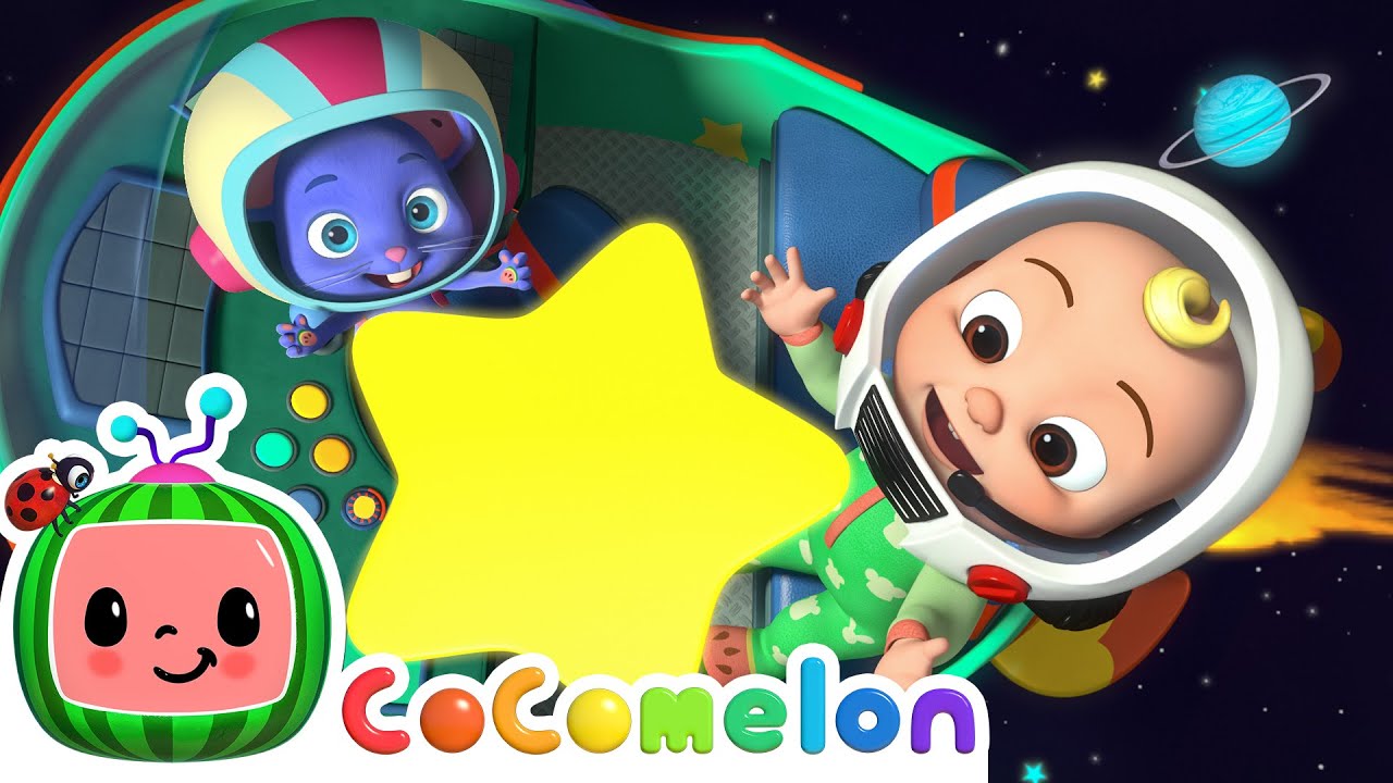 Twinkle Twinkle Falling Star ⭐ Mimi the Mouse's Magic Rocket! | NEW 🚀 CoComelon Animal Time img