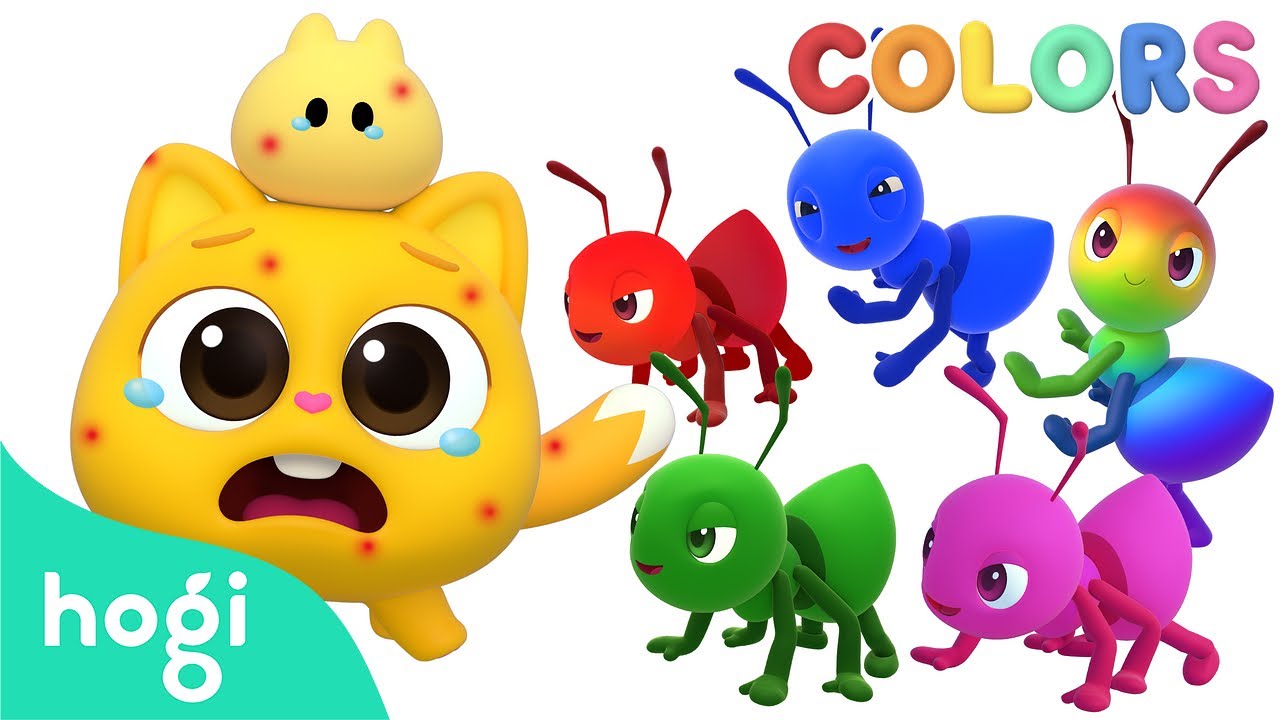 [NEW✨] 😣 Itchy Itchy! Ants Bite Ninimo! 🐜｜Learn Colors with Ants | Colors for Kids｜Hogi Colors img