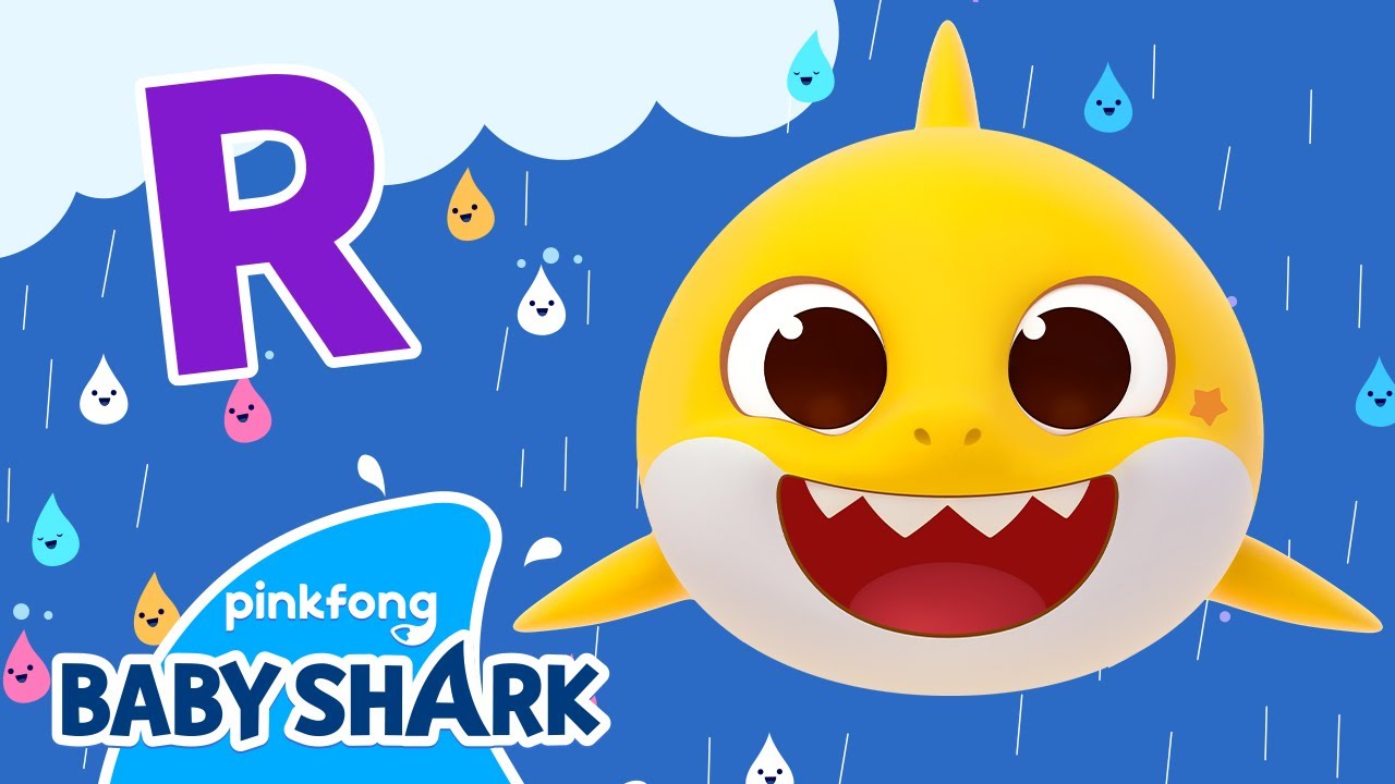 ☔️Rain, Rain, Go Away - Letter R | Baby Shark's ABC Song | Learn ABCs with Baby Shark Official img